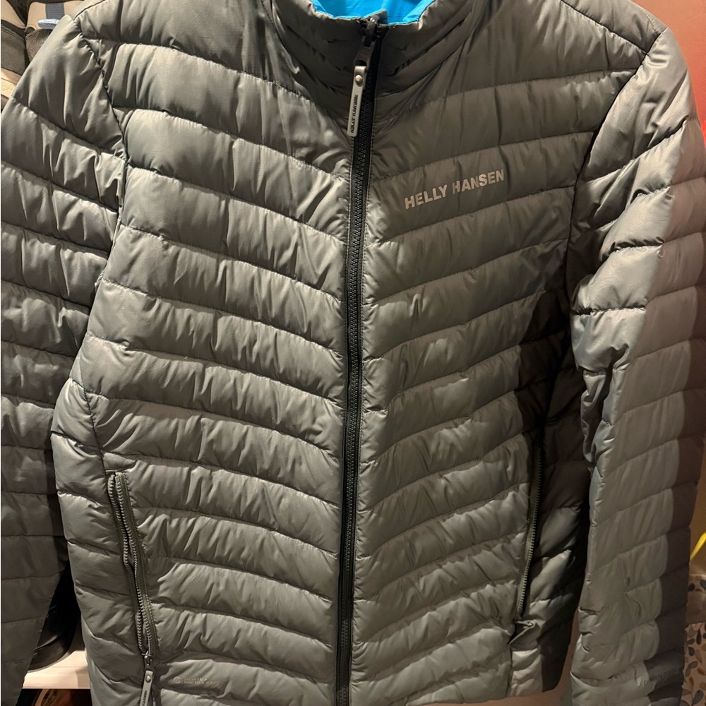 Helly Hansen Charcoal Puffer Jacket - image 2